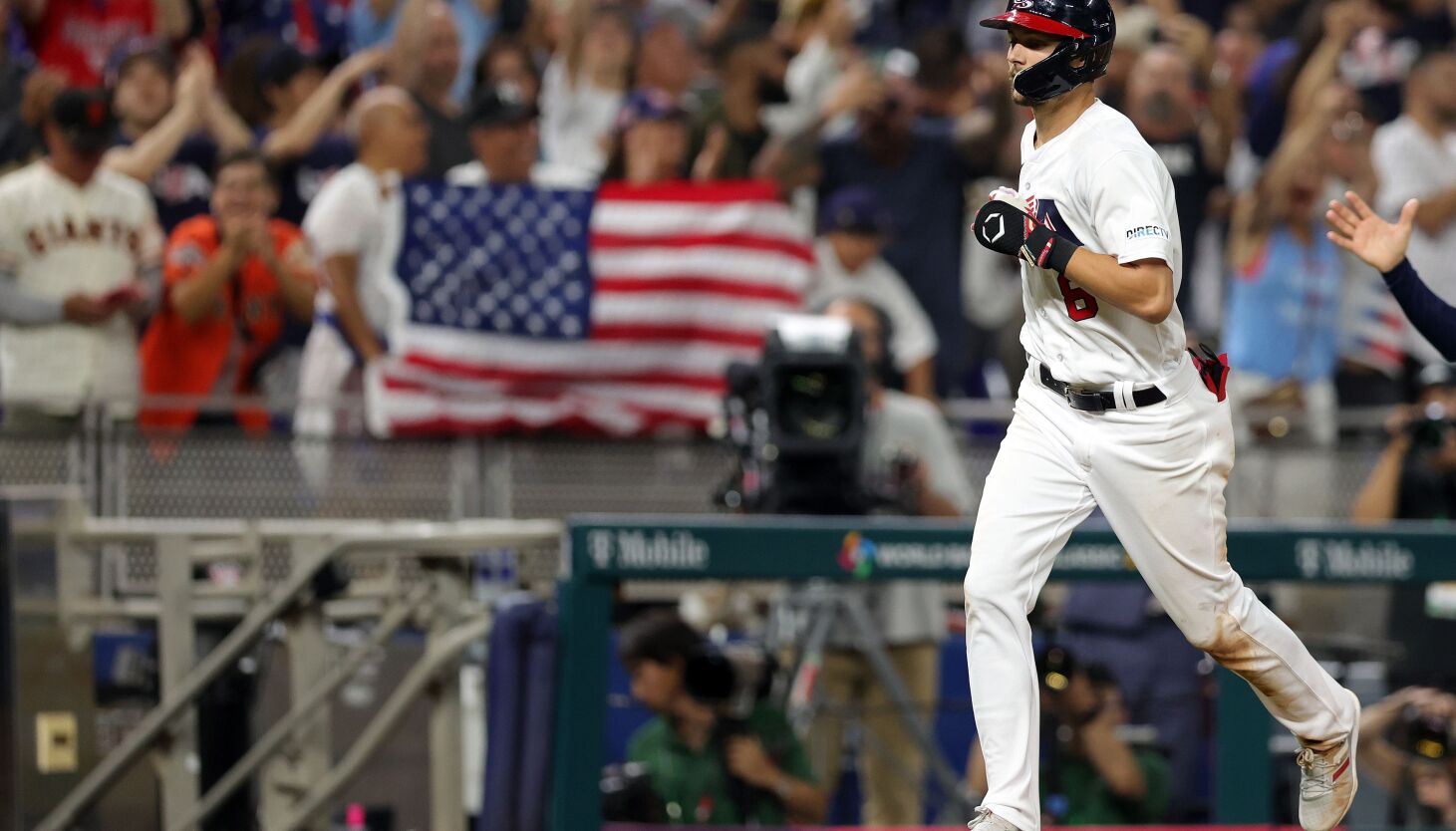 The US beat Cuba 14-2 to reach the finals of the World Baseball Classic